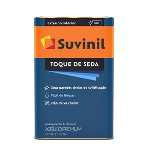 Tinta Suvinil Toque De Seda Crômio 16L