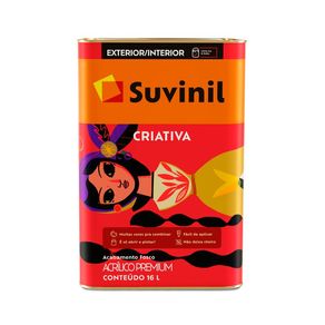 Tinta Suvinil Criativa Crômio 16L