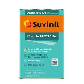 Tinta Suvinil Familia Protegida Preto-asfalto 16L